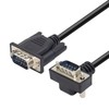 RIIEYOCA 90 Degree DB9 RS232 Serial Cable, Down Angled DB9