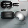 OutdoorMaster Ski Goggles PRO - Frameless, Interchangeable Lens 100% UV400
