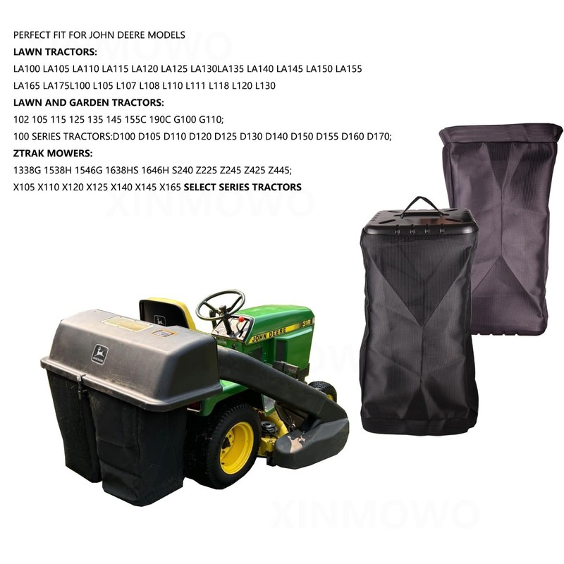 Wmmeting 2PCS AM122416 Grass Catcher fit for John Deere 105