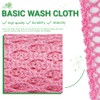5PCS Innovative Dish Washing Net Cloths,Scourer,Quick Dry, Mesh net for
