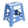 Essentials 21048 15-Inch Folding Step Stool, Wide Folding Step Stool,