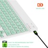 UX030 Lightweight Ergonomic Keyboard with Background RGB Light, Multi Device