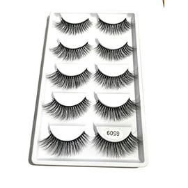 Enhance Your Natural Beauty with Stunning False Eyelashes Cat Eye 5 pairs 3D