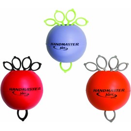 Cando Handmaster Plus Hand Exerciser, Multi, 3 Count