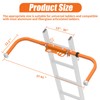 Aluminum Ladder Stabilizer for Roof Gutter Cleaning with Tool Tray,