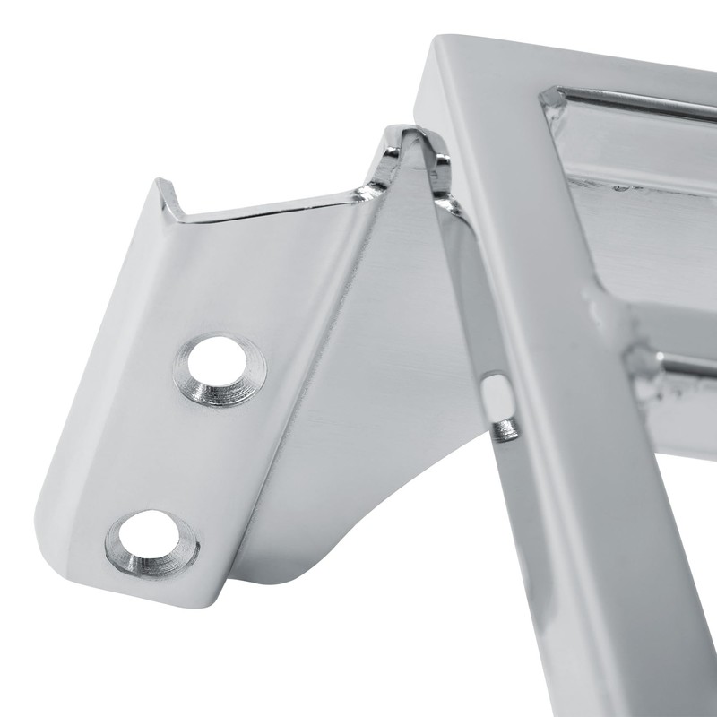 TCMT Chrome Sissy Bar Backrest Luggage Rack Fit for Harley