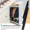 VAGUDE Undermount Heavy Duty Drawer Slides Bottom Mounted Full Extension