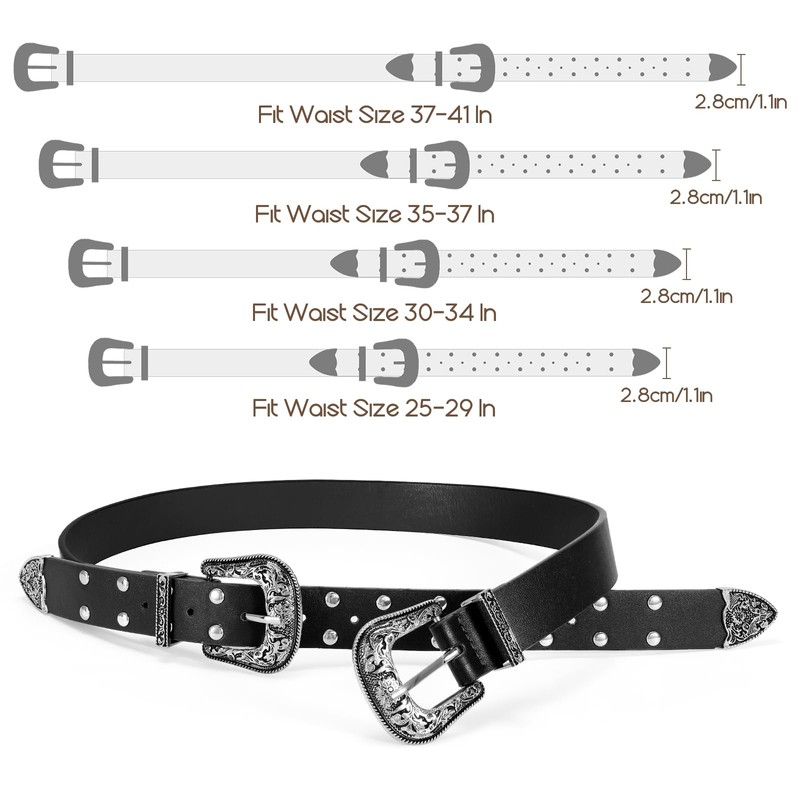 Western Belts for Women Vintage Cowgirl Dresses Belts Fashion Ladies