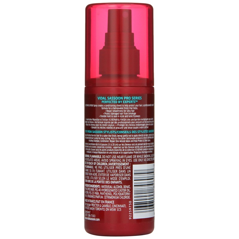 Vidal Sassoon Pro Series Repair & Finish Spray 5.07 Fl