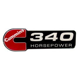 n/a Cummins 340 HORSEPOWER DIESEL EMBLEM