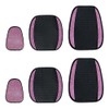 Pirador Luxury PU Leather Car Seat Cover Protector Bling Rhinestones