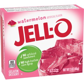 Jell-O Watermelon Gelatin Mix (3 oz Boxes, Pack of 6)
