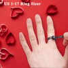 2 Piece Measuring Tool Reusable Finger Size Measuring Tool Jewelry