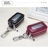 Guolich Car Key Chain Bag Double Zipper Leather Protection Key