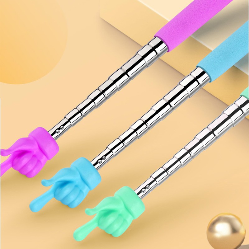 Telescopic Teachers Pointer, Classroom Demonstration Baton, Guide Indicator, Retractable Finger