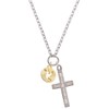 Delight Jewelry Goldtone Dove Disc - She will not Fall
