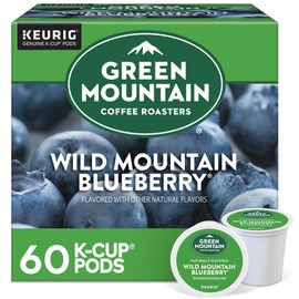 Green Mountain Coffee Roasters Wild Mountain Blueberry Keurig Single-Serve K-Cup pods, Light Roast Coffee, 60 Count (6 Packs of 10)