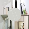 INCREWAY Over-The-Door Mirror Hanger, 2 Height Adjustable Door Mirror Hanger