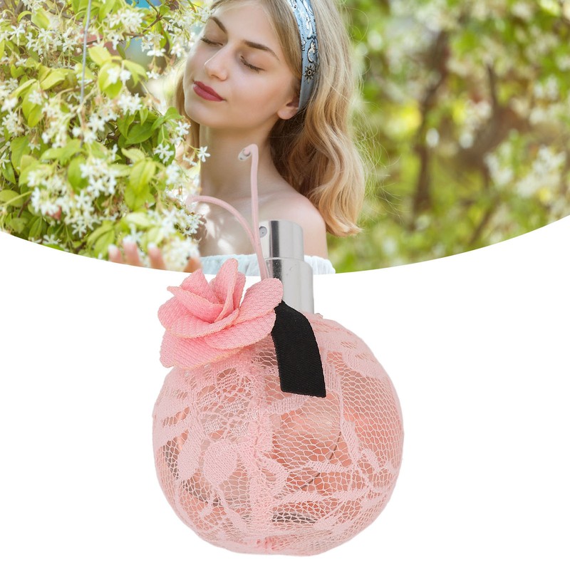 Female Perfume Rose Fragrance Long Lasting Pink Lace Bottle Fine