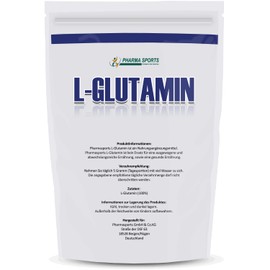 L-Glutamine Microfine Vegan Powder 100% Pure 500 g, High Quality, Ultra Fine