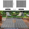 Outdoor Patio Plastic Straw Rug - 9'x12' Outdoor Camping Rug