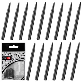 CyeeLife Replacement Steel Dart Points,Length 30mm,15 piece set,Dart accessories,Black