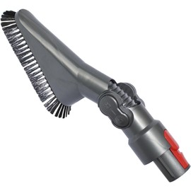 For Dyson Cordless V7 V8 V10 V11 V15: Soft Vacuum Dust Brush Attachment with Adjustable Angle - Perfect for Cleaning Vents, Ceiling Fans, Furniture, on Dressers, Bookshelves, Mini Blinds and Lamps