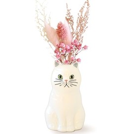 Oimoya Birthday Present for the Aged Day Flower Single Vase Flower Base Drive Gift Cat Cat Cat Persian