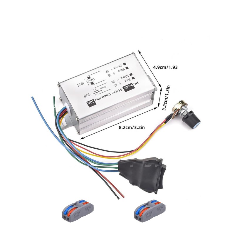 PWM DC Motor Speed Controller 9V 12V 24V 36V 48V