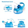 TCKJ 25oz Water Bottle with Straw, Clip, Handle & Marker,