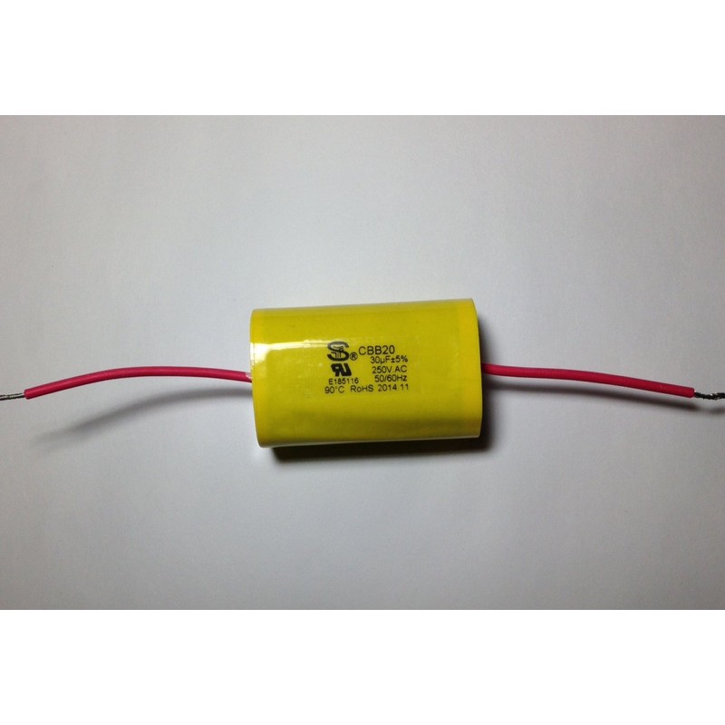 S.Y. Elec. CBB20 Motor Run Capacitor 30uF 250V AC Oval