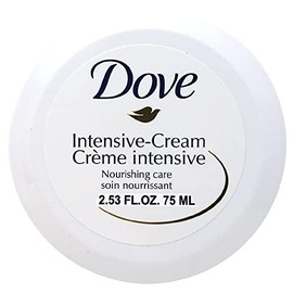 Dove Crema nutritiva para el cuidado del cuerpo facial, manos y cuerpo rica en crema nutritiva para piel extra seca con hidratación de 48 horas, 2.53 onzas líquidas (paquete de 2)