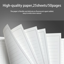 iTalkes PP Paper Waterproof A5 Notebook PVC shell, PVC shell Durable Notebook 104 sheets 52 pages, Reusable Stone Paper Notebook with pen/towel/bag / 5.8”x8.3” Weather proof Note Pads (A5, black)