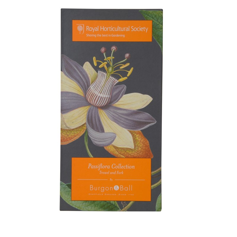 Burgon & Ball Passiflora Trowel & Fork Gift Boxed