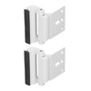 2pcs Home Door Security Lock Aluminium Alloy Door Reinforcement Lock