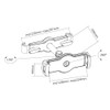My Wall HT 3 L Tablet Headrest Mount Universal 11.9