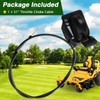 EVRBUL 51" Throttle Choke Cable, Lawn Mower Lawn Tractor Throttle