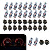 20PCS 74 Led Bulb Dash Lights Super Bright, T5 37