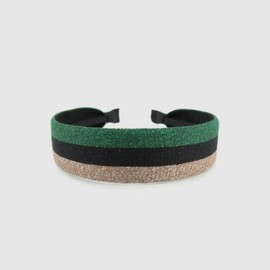 Lala 라라 트윙클 블랙그린 헤어밴드(LALAH199) Lala Twinkle Black Green Hairband (LALAH199)