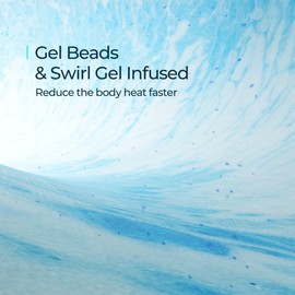 LINSY LIVING 4 Inch Twin Mattress Topper, Gel Infused Swirl Memory Foam, Bed Topper Twin Size, Cooling Mattress Pad, CertiPUR-US Certified, Twin Size