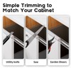 Cabinet Protector Edge Guard (Pack of 6), 17.7" Clear PVC