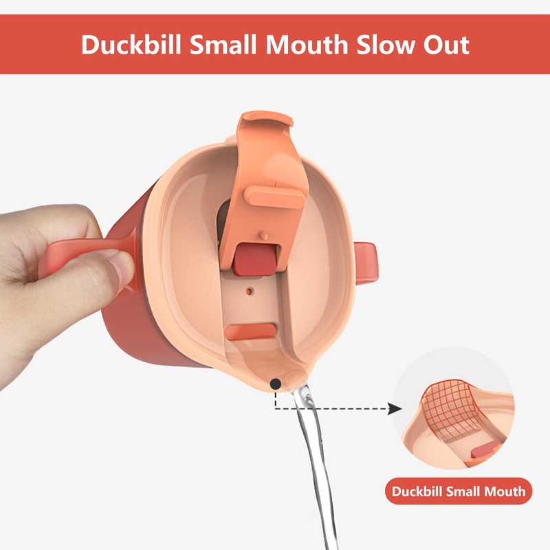 BDHYYM Sippy Cup for Seniors 300 ml, Leak-proof Drinking Cup