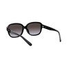 Coach HC8298U Universal Fit Sunglasses, Black/Dark Grey Gradient, 57 mm