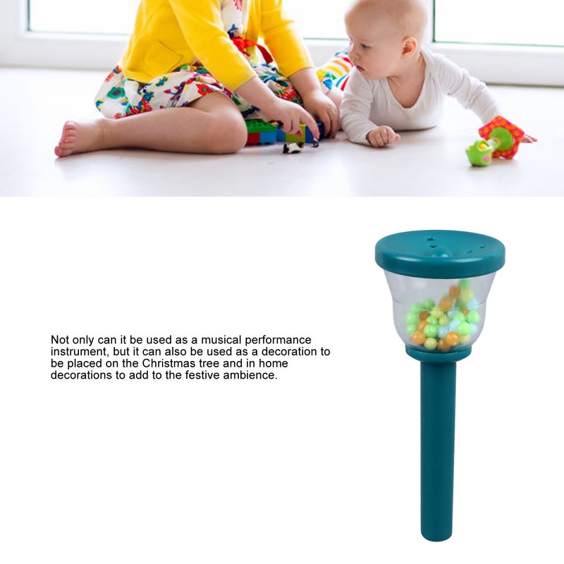 Kids Hand Bell Children Grip Training Plastic Hand Percussion Bell