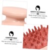 Mikinona Hair Scalp Shampoo Scrubber Ergonomic Brush for Exfoliating and