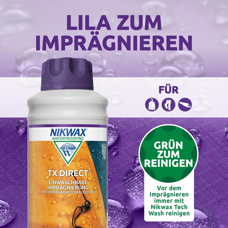 Nikwax Tx. Direct Wash In Wash In Waterproofer- 1lt