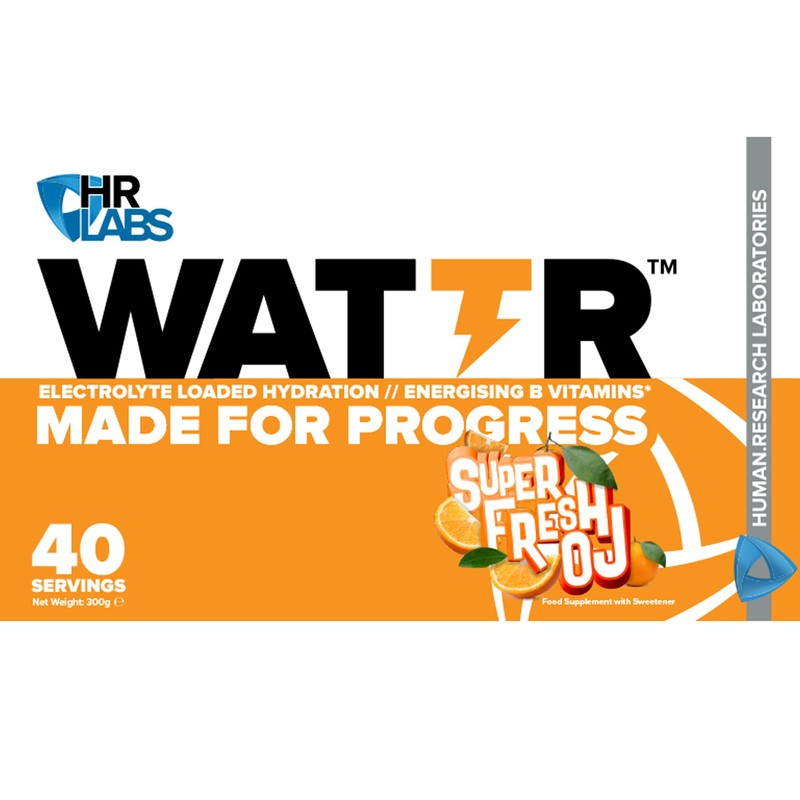 HR Labs WATTR™ Electrolyte Loaded Hydration Powder with Energising B