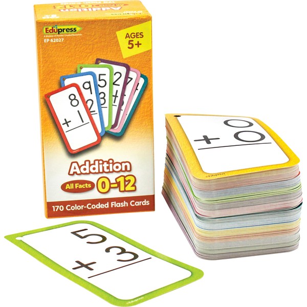 Edupress™ Addition Flash Cards - All Facts 0-12