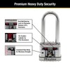 Master Lock M5XTLJ Magnum Heavy Duty Outdoor Padlock with Key,