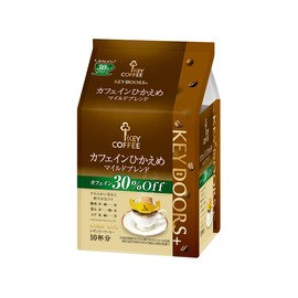 KEY DOORS+ Drip On Caffeine Hikame Mild Blend, 10 Bags x 3 Bags